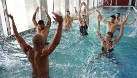 cours collectif en piscine