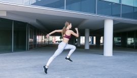 femme en train de courir