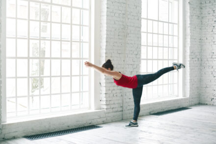 femme en train de s'entraîner