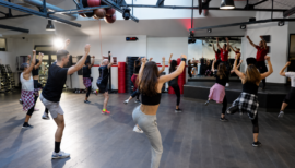 cours de Zumba en salle de sport