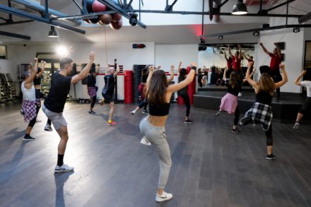 cours de Zumba en salle de sport